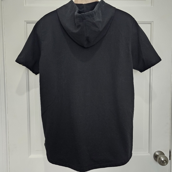 THE SANDLOT Short Sleeve Graphic Hoodie Black Size L - Picture 8 of 10